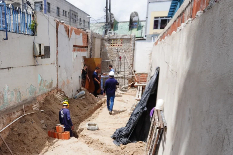 obra de recuperação estrutural